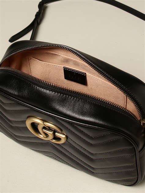 borsa gucci in pelle nera|Gucci borse.